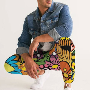 Pantalones gráficos personalizados con sublimación resistente a la decoloración y pantalones sublimados informales de textura suave - Product Image 5