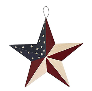 Diseño moderno Granero Estrella Metal Decoración de pared Hierro Acentos de pared Pieza decorativa 52x52x2cm Navidad India - Product Image 4