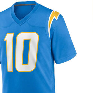 NUEVO Fabricante de calidad Sublimación de alta calidad Camiseta de fútbol americano 100% Poliéster Camiseta de fútbol Camisetas de diseño personalizado - Product Image 4