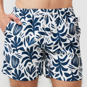 Shorts de bain décontractés pour hommes de haute qualité, logo personnalisé, shorts en maille de jogging pour la course à pied et la natation, style unique pour hommes, respirant - Product Image 1