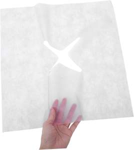 50 fundas de almohada de masaje cuadradas, fundas de reposacabezas desechables blancas - Product Image 3