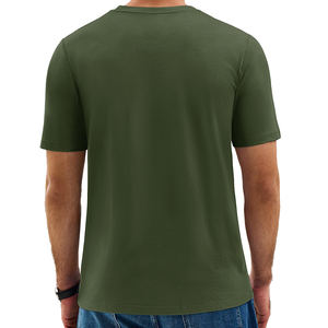 Camisetas de Alta Calidad para Hombre, Estilo Urbano, Hombros Caídos, Corte Regular, Sólidas, Transpirables, de Manga Corta, con Impresión de Logotipo Personalizado - Product Image 6