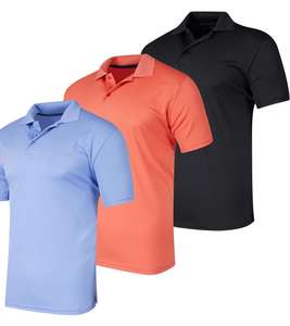 Polo de Golf para hombre de poliéster 100% personalizado del fabricante, transpirable, manga corta, estilo informal, estampado, botón con logotipo - Product Image 4