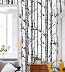 <span class=keywords><strong>Papier</strong></span> <span class=keywords><strong>peint</strong></span> <span class=keywords><strong>bouleau</strong></span> UDK autocollant mural autocollant autocollant mural <span class=keywords><strong>papier</strong></span> <span class=keywords><strong>peint</strong></span> vinyle amovible film décoratif revêtement mural - Product Image 1