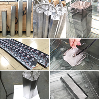 Nettoyeur à ultrasons Yunyisonic 80L SUS pour le nettoyage de casques de moto 2400 2500 3000 Watt, fabrication Shenzhen, machine CE OEM