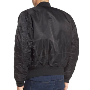 Style personnalisé et logo sur les hommes blouson d'aviateur de haute qualité grande taille blouson d'aviateur décontracté pour hommes - Product Image 2