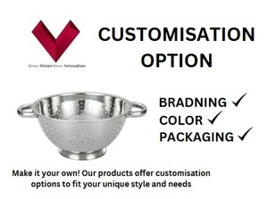 Hot Sale Stainless Steel Kitchen Strainer Colanders Set <b>Small</b> Large Fruit Vegetable Drain <b>Wash</b> Storage <b>Baskets</b> Clean Metal - Product Image 3