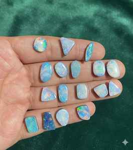 Opale d'Éthiopie naturelle de qualité supérieure, cabochon, pierres précieuses en vrac à changement de couleur, formes variées, pour la fabrication de bijoux, vente en gros, 20 % de réduction pour le Nouvel An - Product Image 3