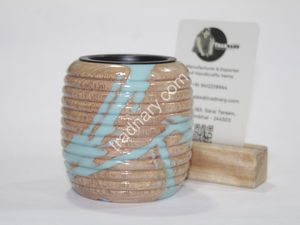 Nouveau traditionnel Mubkhar bois résine Bukhoor brûleur thé parfum porte-encens pour Ramadan Eid Exim Pvt Ltd Tradition - Product Image 5