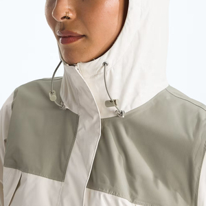 Vente en gros de vestes coupe-vent d'extérieur imperméables pour femmes manteaux courts de pluie respirants à capuche et chauds à coquille souple pour les femmes - Product Image 5