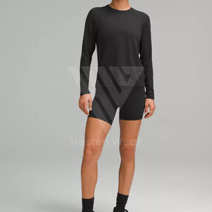 Camiseta de Algodón para Mujer, Servicio OEM, Ligera, Transpirable, de Secado Rápido, Informal, para Gimnasio, Deportes, Aire Libre - Product Image 2
