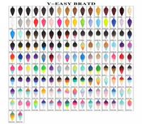 Cheveux à tresser Ez Braiding Hair 52 pouces pré-étirés, texture Afro Yaki lisse, cheveux en vrac, tresses synthétiques, lot de 4, extensions au crochet, vente en gros