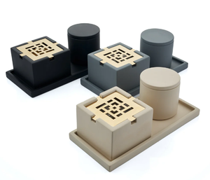 Ensemble porte-encens personnalisé avec plateau Bakhoor élégant pour la maison, le bureau et les parfums aromatiques - Product Image 3