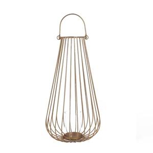 Lanternes élégantes à bougies en métal de 15x19 cm avec poignée Fil de décoration de maison de haute qualité Occasion de Noël - Product Image 4