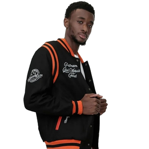 Veste Letterman brodée pour hommes Veste universitaire personnalisée de haute qualité pour les écoles et les équipes sportives - Product Image 3