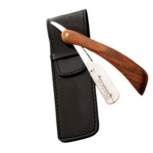 Couteau de rasage pliant en acier inoxydable, rasoir de barbier pour coupe de cheveux, lame interchangeable, rasoir droit pliant personnalisé en acier inoxydable - Product Image 6