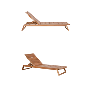 Chaise longue d'extérieur avec un bon prix Produit durable et multifonctionnel Fabriqué en bois de teck massif d'Indonésie - Product Image 5