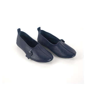 Chaussettes unisexes en cuir véritable, motif lettres, respirantes, écologiques, semelle double en cuir, douces et confortables - Product Image 3