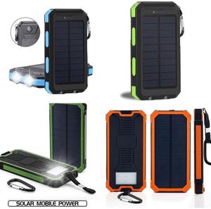 10000mAh High-Capacity Waterproof Solar Power Bank 20W Wireless Charging LED Light Hand Crank Generator Laptop Outdoor Emergency - Product Image 1