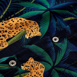 Chemises décontractées pour hommes de style streetwear, pour la plage, les vacances d'été, tissu extensible, anti-froissement, séchage rapide, respirant, sublimation - Product Image 5