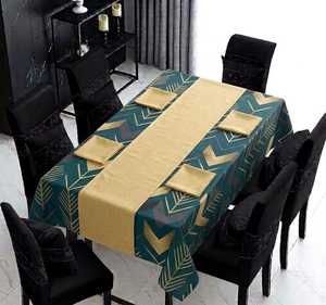 Mantel Moderno Personalizado de Mezcla de Poliéster Satinado Premium - Resistente a las Manchas e Impermeable, Tamaño Personalizado, para Uso Doméstico y en Restaurantes - Product Image 1