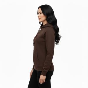 Blank Carafe Brown <b>Hoodie</b> <b>for</b> Printing Premium Quality Fleece Pullover <b>Women</b> Streetwear <b>Hoodie</b> High GSM Cotton Sweatshirt Suit - Product Image 3