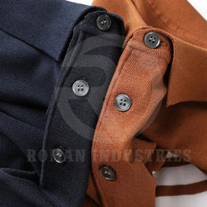 Polo à manches courtes en coton avec logo personnalisé pour hommes - Product Image 3