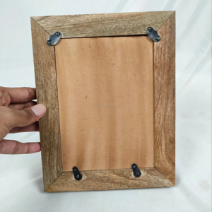 Cadre photo en bois moderne rustique personnalisable fait à la main en détresse image inspirée de la ferme avec taille personnalisée par l'artisanat - Product Image 1