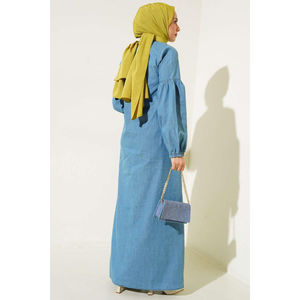 Nueva temporada mujer invierno ropa islámica Abaya vestido Kaftan túnica Dubai musulmán islámico moda turco hecho vestidos islámicos - Product Image 3