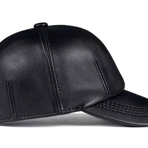 Casquette en cuir de baseball personnalisée super douce unisexe de haute qualité, design multicolore décontracté et à la mode - Product Image 4