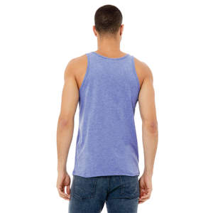 ตะเข็บด้านข้างขายปลีกพอดี100% Airlume หวีและแหวนปั่นฝ้าย32เดี่ยว4.2ออนซ์สีฟ้า Unisex ถังเจอร์ซีย์ - Product Image 3