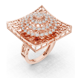 Bague pour femme en diamant de laboratoire de 0,812 carats, clarté VVS-VS EF, or 18 carats, 14 carats, 10 carats et argent 925, or rose, or jaune, or blanc - Product Image 2