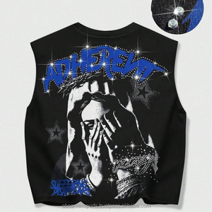 เสื้อกล้ามออกกำลังกายผู้ชายแบรนด์ดังขายส่ง ผ้าฝ้าย 100% แบบกำหนดเองได้ แห้งเร็ว เป็นมิตรกับสิ่งแวดล้อม เหมาะสำหรับฟิตเนส - Product Image 1