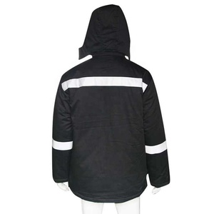 Travailleur de la Construction vêtements de travail en plein air vestes sécurité réfléchissante haute visibilité hiver Durable étanche support fermeture éclair épais - Product Image 2