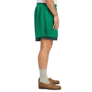 Shorts de football en mesh pour hommes personnalisés, tendance actuelle, vêtements de sport respirants et durables, matériau anti-froissement - Product Image 2