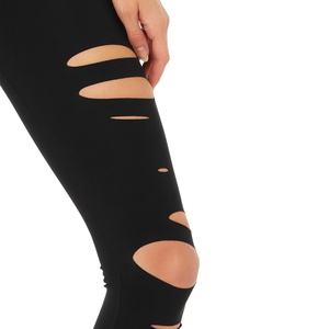Vente en gros de pantalons de fitness personnalisés pour femmes, legging de fitness à taille haute, Odyssey, entraînement de yoga pour filles - Product Image 4