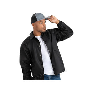 Chaqueta Cortavientos Personalizada al por Mayor para Hombre, Cuello Alto, Transpirable, de Poliéster y Elastano, Estilo Urbano para Uso en Exteriores en Invierno 2026 - Product Image 3