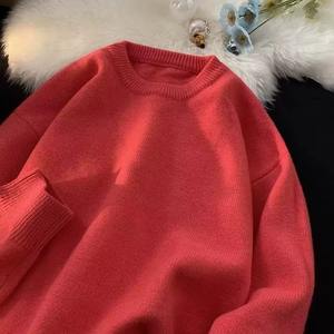 Custom High Quality Fashion Men Clothes Knitted Knit Pullover Crew Neck Sweater for Men and Women - Product Image 6