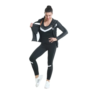 Nouveau modèle Ensemble de survêtements pour femmes Ensemble deux pièces avec demi-zip et pull-over Ensemble de pantalons de jogging Costumes tricotés pour femmes - Product Image 2