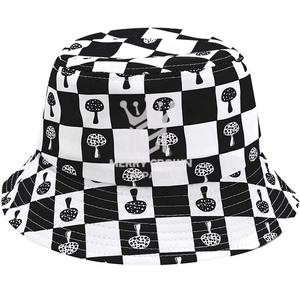 หมวกบักเก็ตสำหรับใส่ไปทะเลหมวกทรงถังทำจากผ้าซับลิเมชัน - Product Image 5