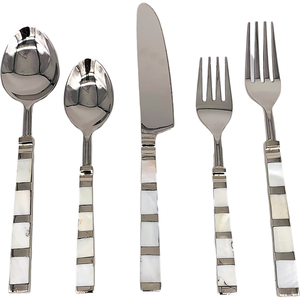 Juego de cubiertos de acero inoxidable con manijas de trabajo únicas para uso en restaurantes, cuchillos, cubiertos, cubiertos, cuchara de boda de la India - Product Image 4