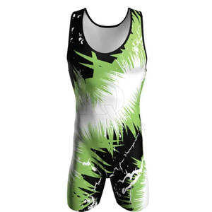 Bulk Customizable Wrestling Singlets-Lightweight <b>Adjustable</b> <b>Strap</b> Solid Color & Unique Design Options - Product Image 1