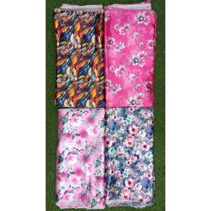 Tela Satén Malai Estampada para Vestidos Occidentales Elegantes, Kurtis, Atuendos con Estilo, Confección de Moda, Ropa de Boutique y Costura DIY - Product Image 6