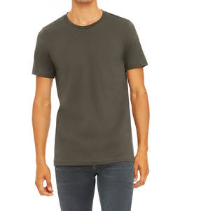 BELLA + CANVAS 3001CVC T-shirt unisexe à manches courtes T-shirt respirant coupe classique, T-shirt 52% coton et 48% polyester pour homme - Product Image 1