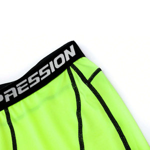 Ensemble de vêtements de sport personnalisés en polyester avec compression élastique à séchage rapide accessoires de gymnastique pour entraînement vêtements de fitness vêtements de sport pour hommes - Product Image 6