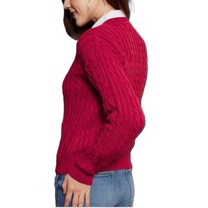 Designer personnalisé 100% pull pour femmes en cachemire pull uni de haute qualité avec col rond pour l'hiver vêtements de style décontracté - Product Image 3