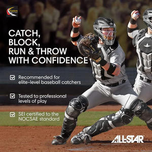 ชุดป้องกันหน้าอกและอุปกรณ์ป้องกันขาหมวกกันน็อคจับเบสบอล - Product Image 5