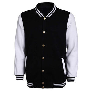 Nouveau Style Personnaliser Versity Veste pour Garçons Laine Corps Manches En Cuir Brodé Chenille Patches Letterman Veste - Product Image 3