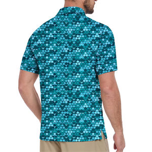 Polo de Golf Personalizado con Logotipo, Transpirable, de Alta Calidad, Corte Regular para Hombre, Manga Corta, Secado Rápido, Absorbe la Humedad - Product Image 2