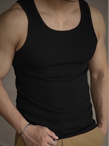 Débardeur Homme Personnalisé de Haute Qualité en Polyester Côtelé Sublimé - Product Image 3